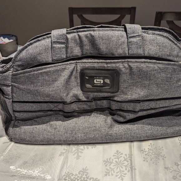 Gray Large Lug Airbus Weekender Bag - Picture 4 of 10